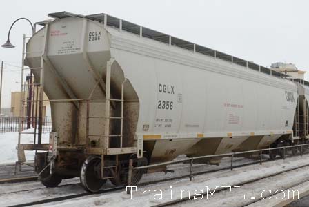 Car/wagon CGLX2356 left side / coté gauche